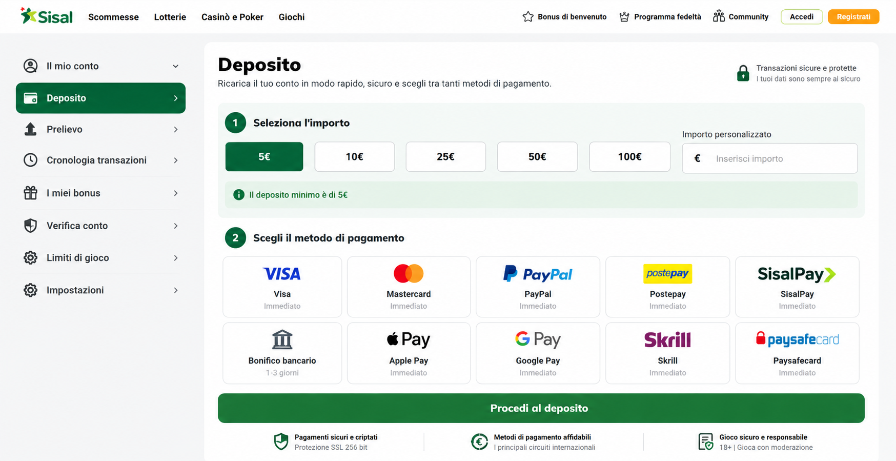 I depositi minimi più bassi verificati sui casinò ADM nel 2026 I depositi minimi più bassi verificati sui casinò ADM